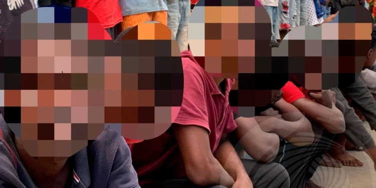 Polícia Nacional detém 61 cidadãos por vandalismo e furtos no supermercado Arreiou, no Panguila