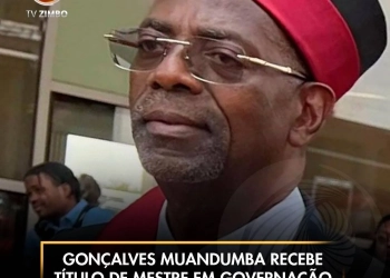 Gonçalves Muandumba recebe título de Mestre em Governação e Gestão Pública
