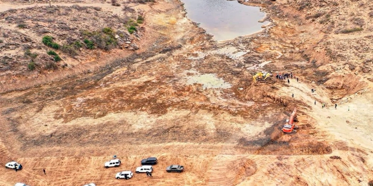 Governador visita obras de reabilitação da represa “Chileva”