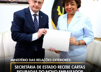 Secretária de Estado recebe Cartas Figuradas do novo embaixador da Ucrânia em Angola