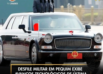 Desfile militar em Pequim exibe avanços tecnológicos de última geração.