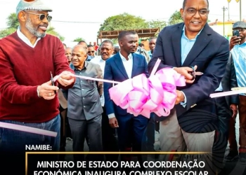 Ministro de Estado para Coordenação  Económica inaugura Complexo Escolar “Hélder Albuquerque”
