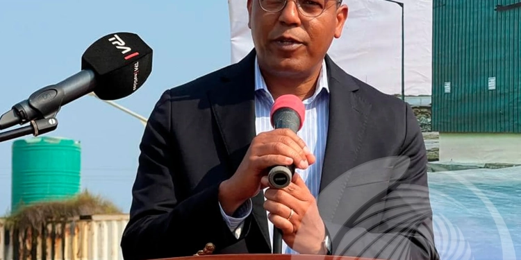 Ministro de Estado para coordenação económica Inaugura fábrica de fertilizantes