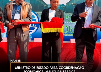 Ministro de Estado para coordenação económica Inaugura fábrica de fertilizantes