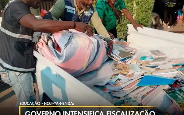 Governo intensifica fiscalização e apreende mais de mil manuais escolares proibidos à venda
