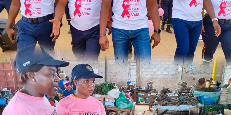 Mulheres bombeiras unidas na luta contra o cancro da mama