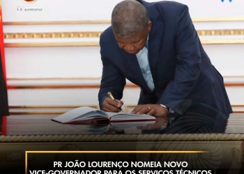 PR João Lourenço nomeia novo vice-governador para os Serviços Técnicos e Infra-estruturas de Benguela