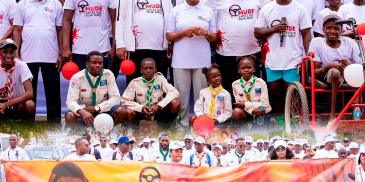Ministério do Interior realiza marcha pela prevenção de acidentes nas estradas