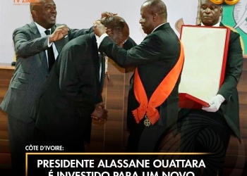 Presidente Alassane Ouattara é investido para um novo mandato