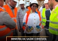 Ministra da Saúde constata obras do Hospital Pediátrico da Lunda Sul