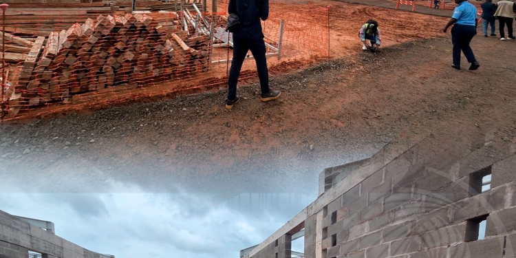 Ministra da Saúde constata obras do Hospital Pediátrico da Lunda Sul