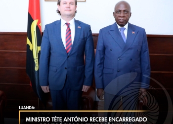 Ministro Téte António recebe encarregado de negócios da Federação Russa em audiência