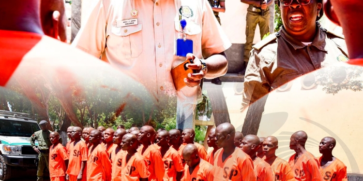 Serviço Penitenciário realiza campanha de limpeza no Cemitério de Santa Ana com participação de reclusos