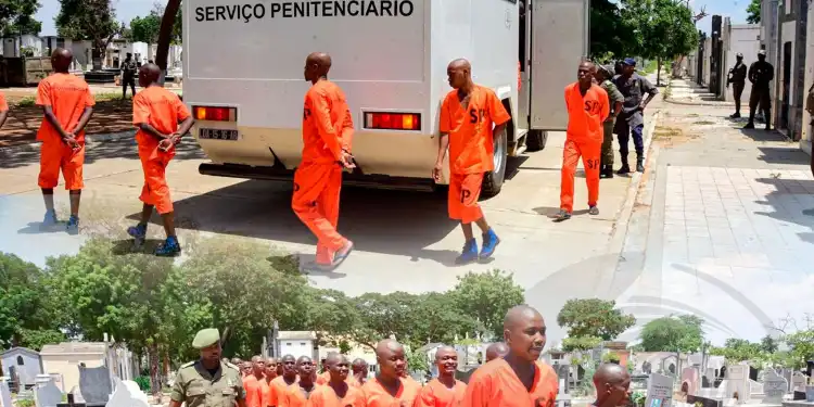 Serviço Penitenciário realiza campanha de limpeza no Cemitério de Santa Ana com participação de reclusos