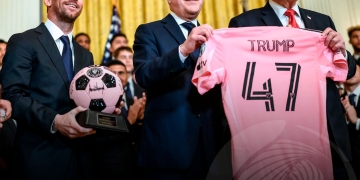 Donald Trump recebe Messi e Inter Miami na Casa Branca