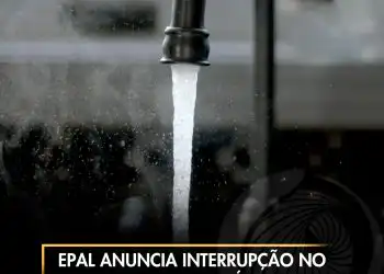 EPAL anuncia interrupção no fornecimento de água em algumas zonas de Luanda