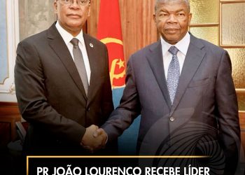 PR João Lourenço recebe líder do partido UNITA em audiência