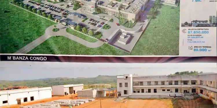 Presidente João Lourenço constata andamento das obras do futuro Hospital Geral do Zaire