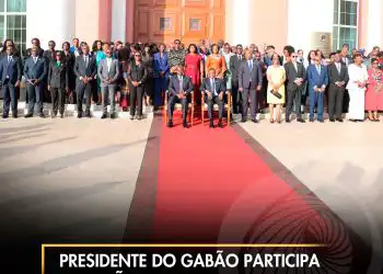Presidente do Gabão participa de sessão solene da Assembleia Nacional