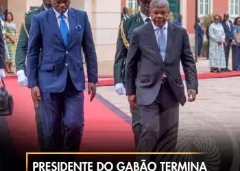 Presidente do Gabão termina visita de Estado a Angola