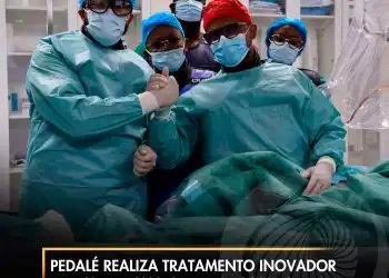 Pedalé realiza tratamento inovador de aneurisma cerebral com equipa 100% angolana