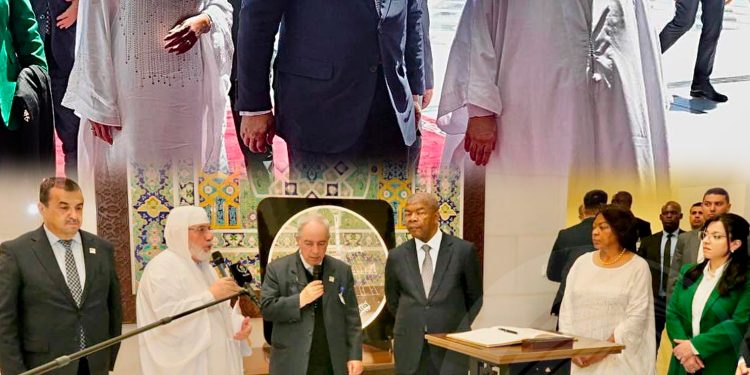 João Lourenço visita Grande Mesquita de Argel e destaca espiritualidade do povo argelino