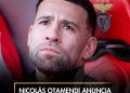 Nicolás Otamendi anuncia saída do SL Benfica