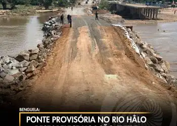 Ponte provisória no rio Hâlo restabelece ligação entre Caimbambo e Cubal