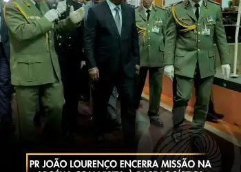 PR João Lourenço encerra missão na Argélia com visita à Base Logística Central das Forças Armadas local