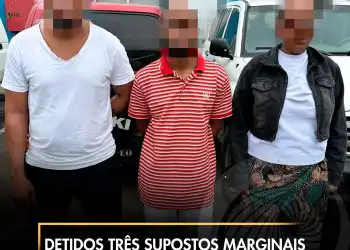 Detidos três supostos marginais altamente perigosos em Viana
