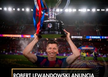 Robert Lewandowski anuncia saída do Barcelona